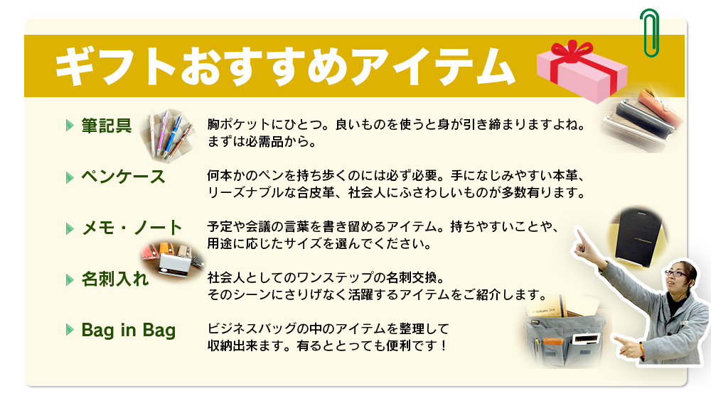 おすすめアイテムリスト